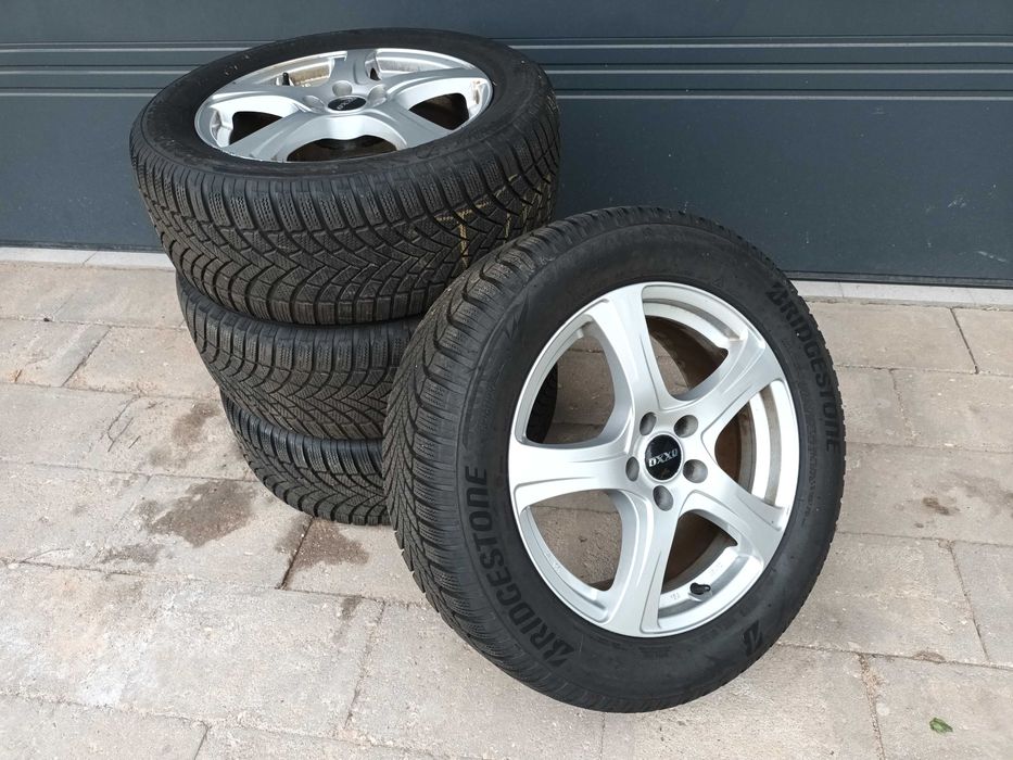 Koła zimowe FORD, VOLVO 5x108 /Alufelgi + opony BRIDGESTONE 235/55 R17