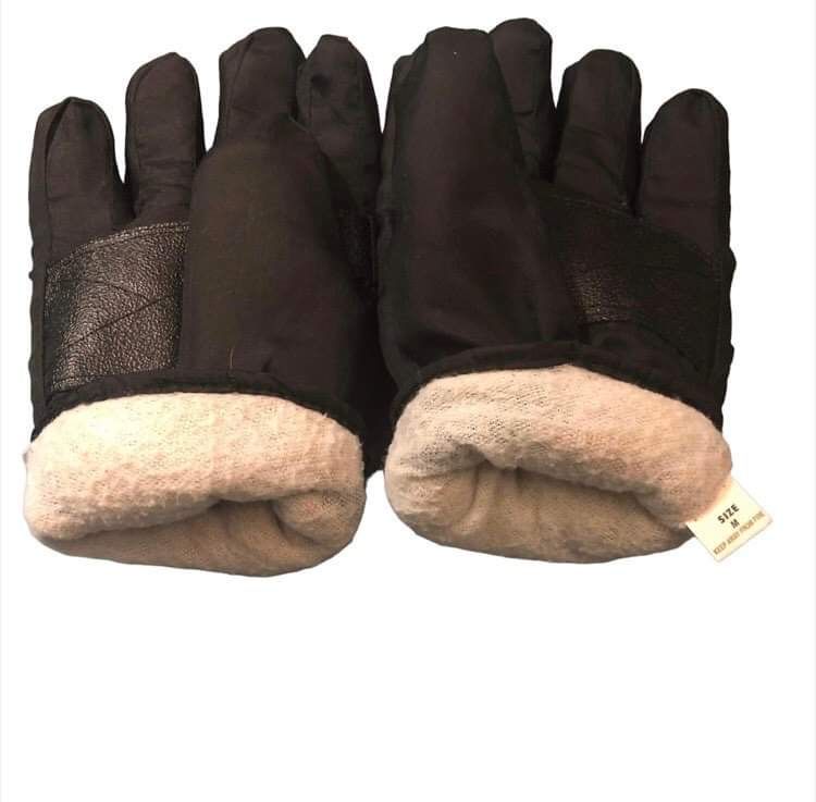 Męskie rękawiczki ortalionowe ocieplane roz. M/L