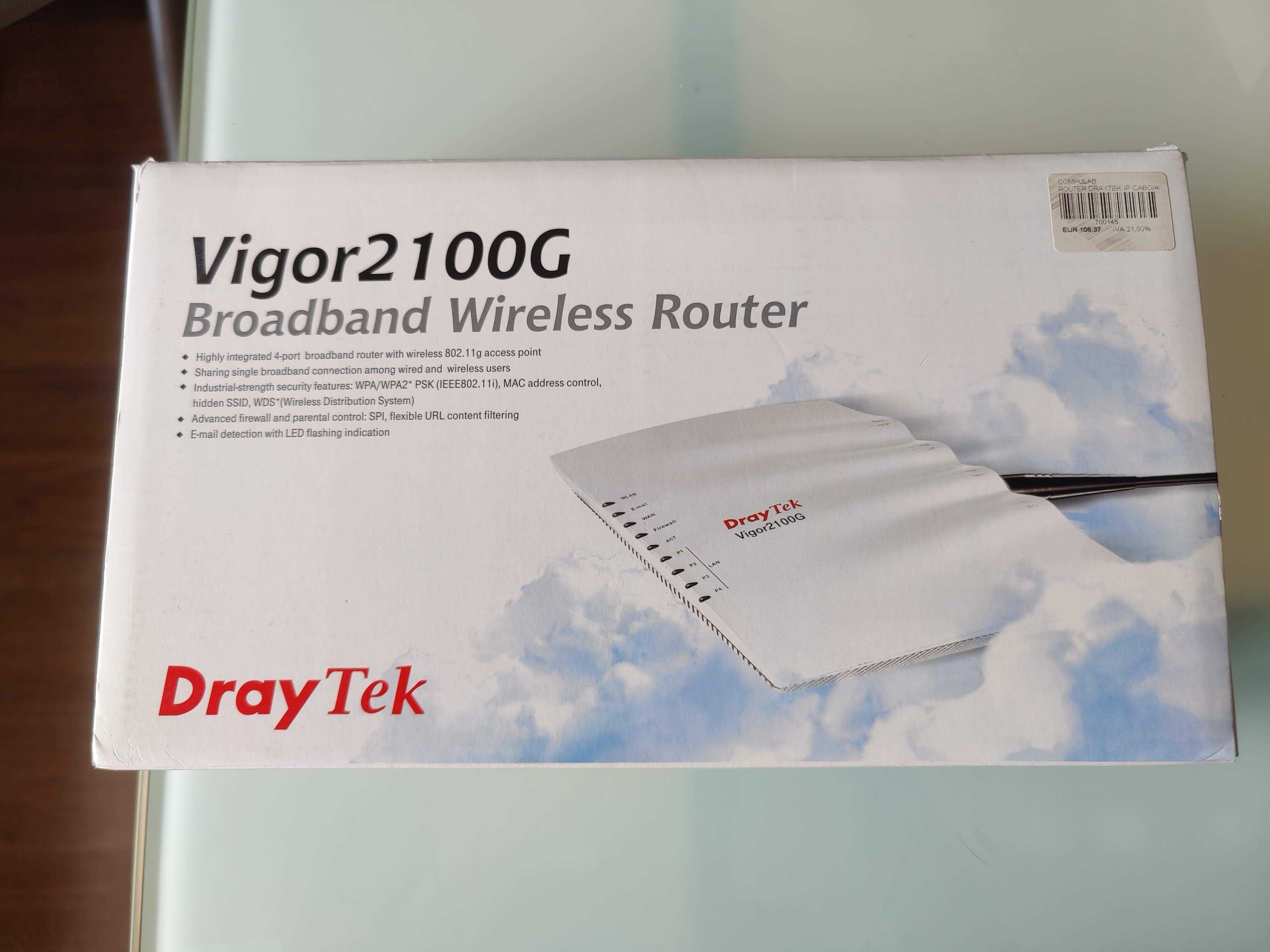 Router Wifi wireless draytek vigor 2100g