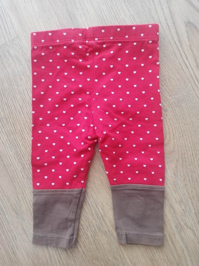 Śliczne legginsy niemowlęce spodnie dla dziewczynki świąteczne