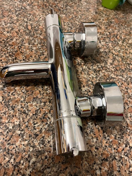 Rampa de duche com misturadora termostática