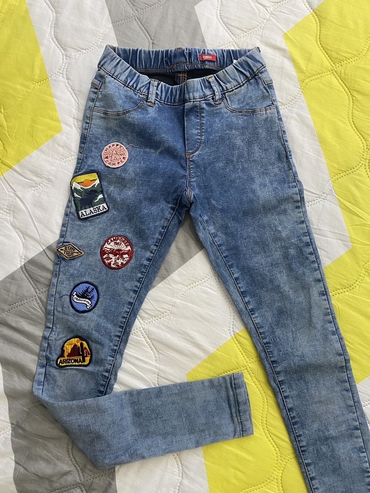 spodnie/legginsy z naszywkami