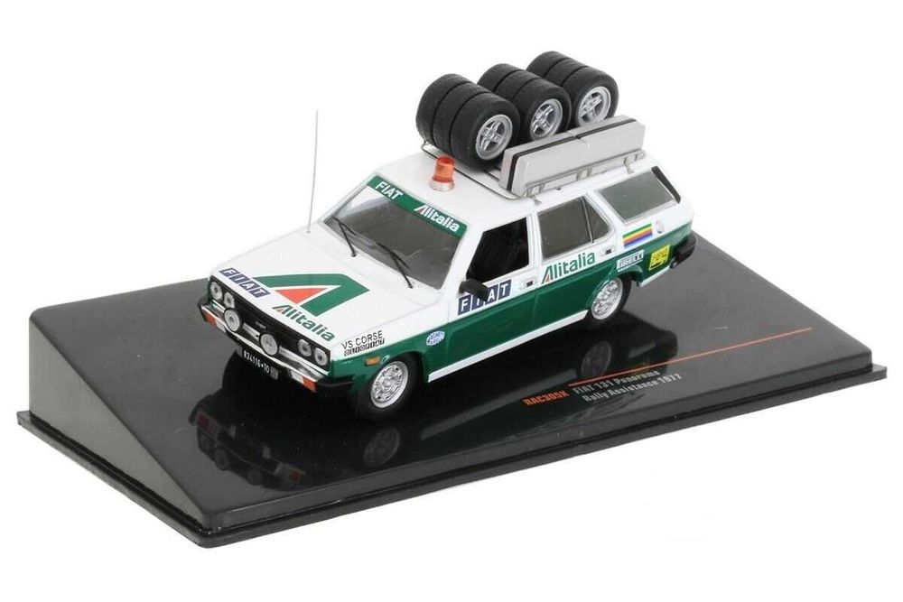 Ixo Fiat 131 Panorama "Alitalia" Rally Team 1/43