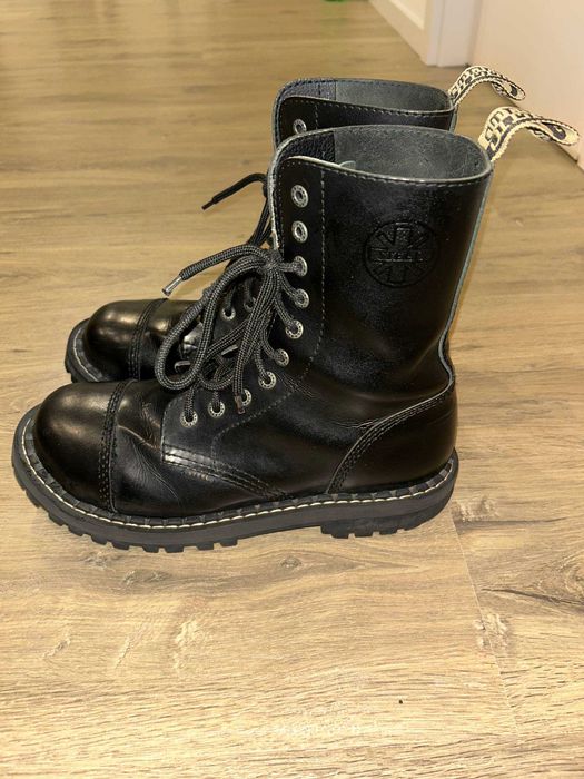 Glany STEEL 10 dziurek — oryginał, rozmiar 43, klasyka