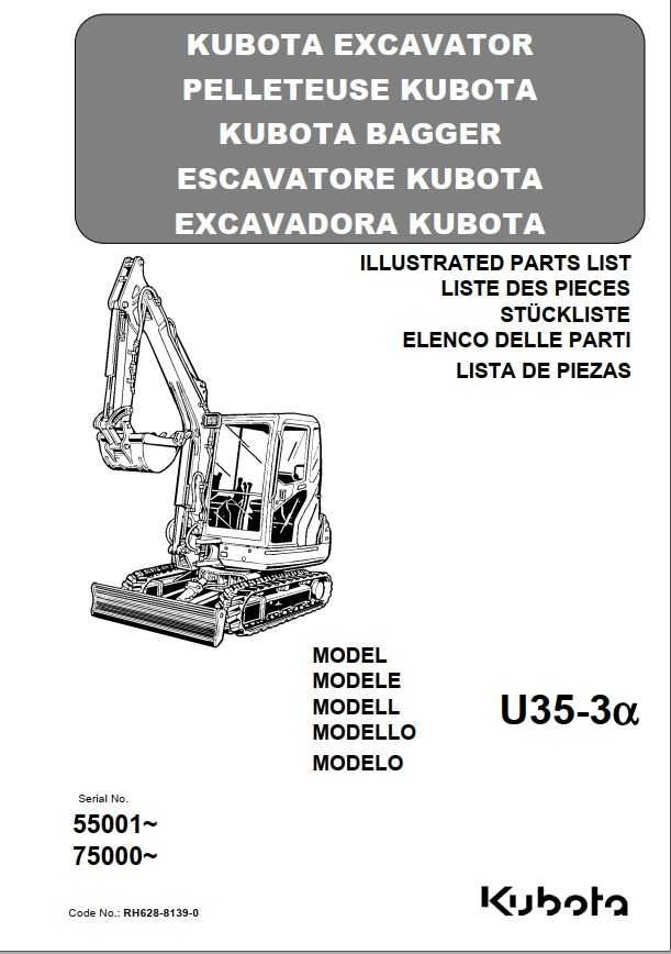 Katalog części KUBOTA U 35-3a