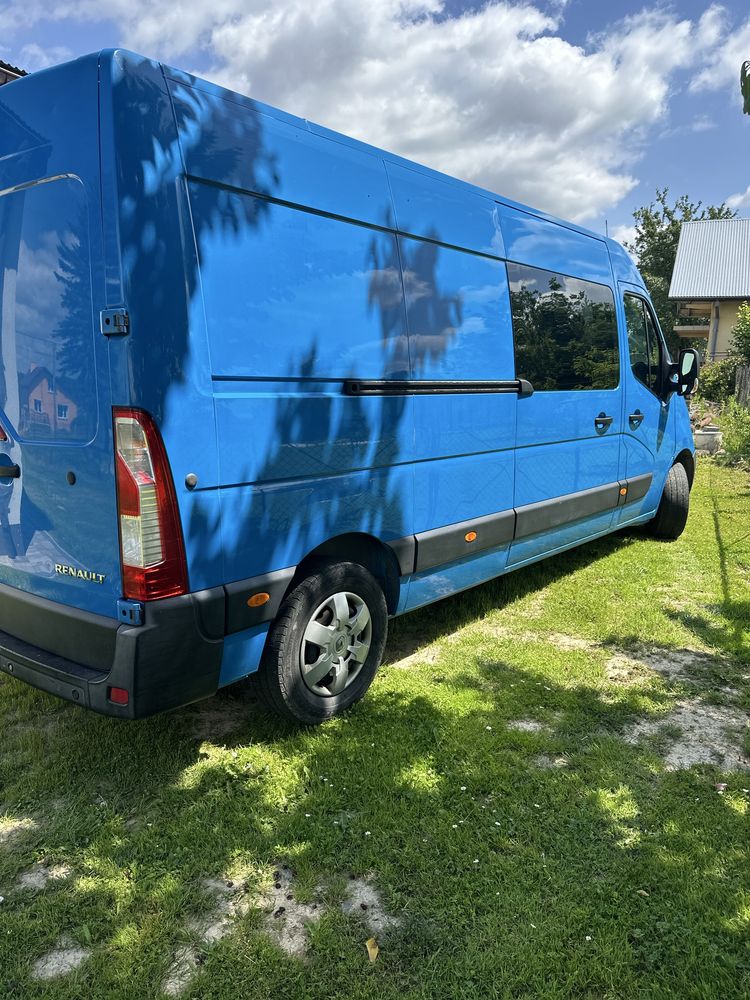 Renault Master 2,3 DCI 165 KM brygadówka L3 H2 7-osobowa salon Polska