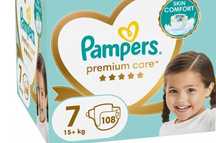 Pampers 7 premium care 108szt
