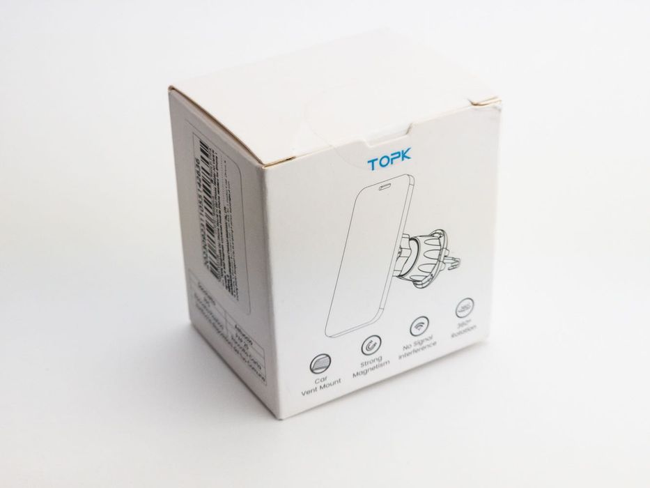 TOPK Magnetic Car Phone Mount uchwyt do kratki - FABRYCZNIE NOWY