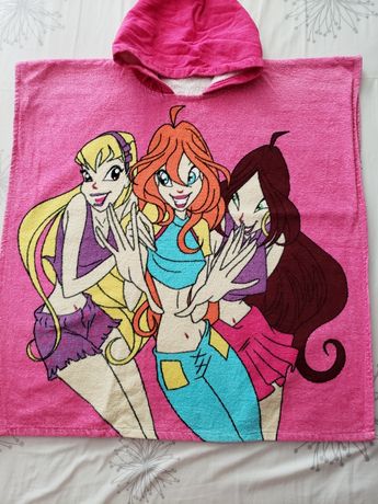 Продам пляжний рушник з капюшоном для дівчинки віком 4-7 років