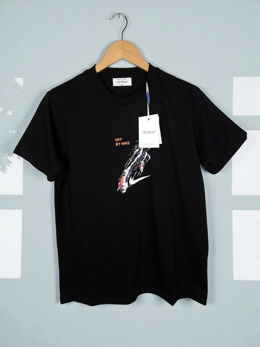 Koszulka Off-White x Nike czarna z nadrukiem tshirt