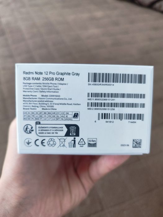 Redmi Note 12 pro 8/256 gb
