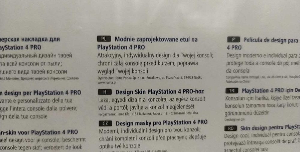 Nakładka Naklejki Skóra do Playstation 4 Pro