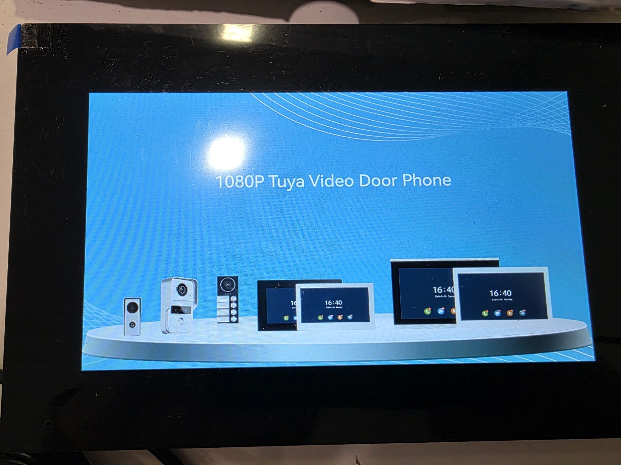 Videoporteiro 7" 1080p Touch WiFi TUYA