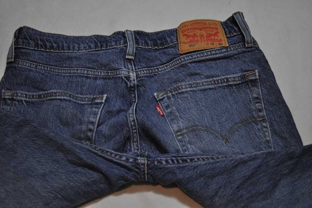 LEVIS 512 S 82cm 32/30 męskie spodnie jeansowe slim stretch s7v 501