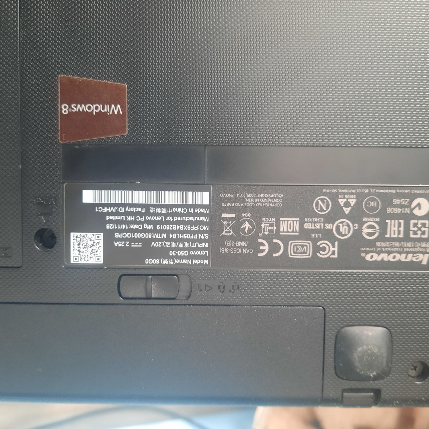Laptop lenovo G50-30