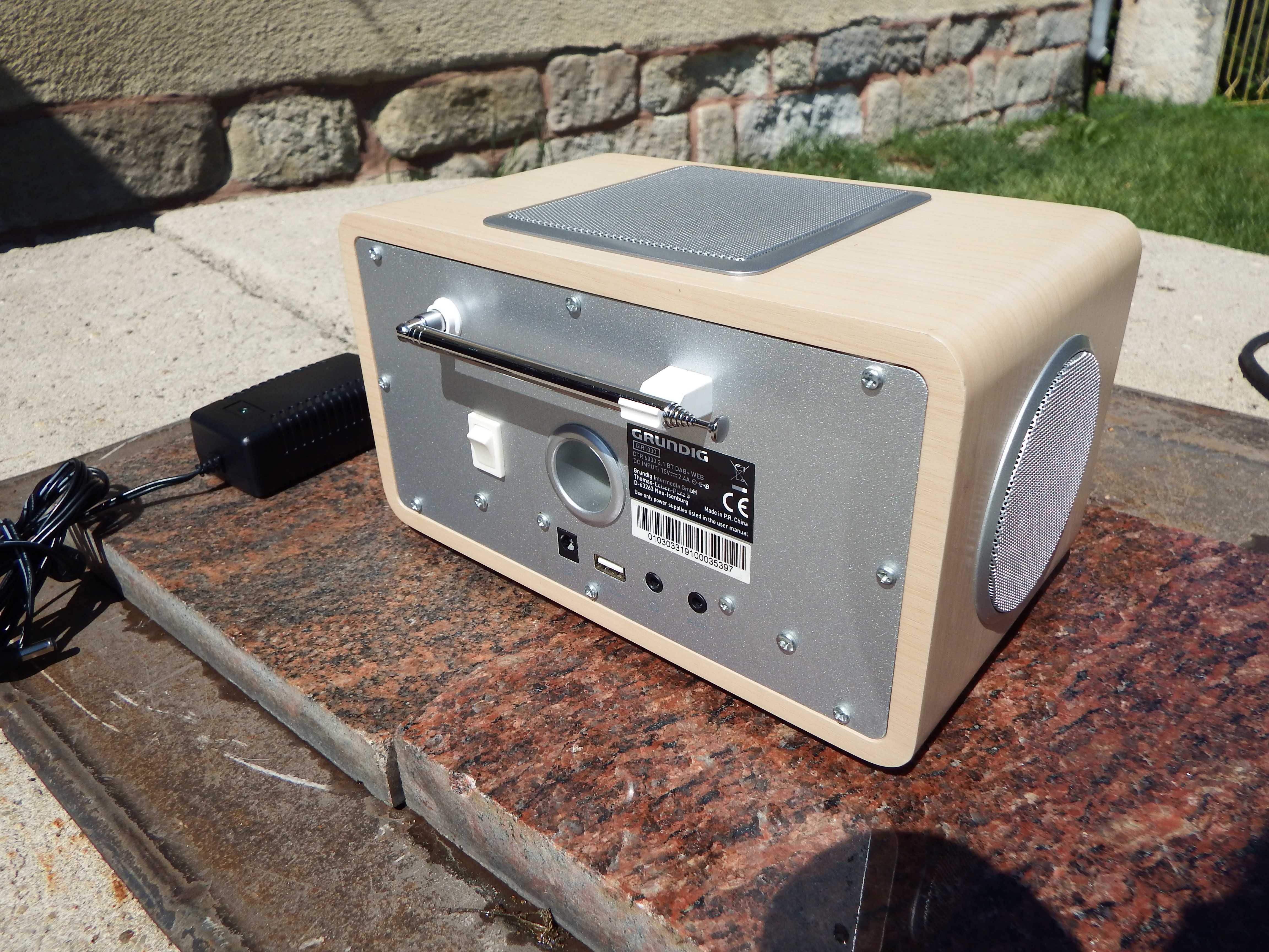 Mini wieża z radiem internet. Grundig DTR 6000, DAB+WEB, Bluetooth,USB