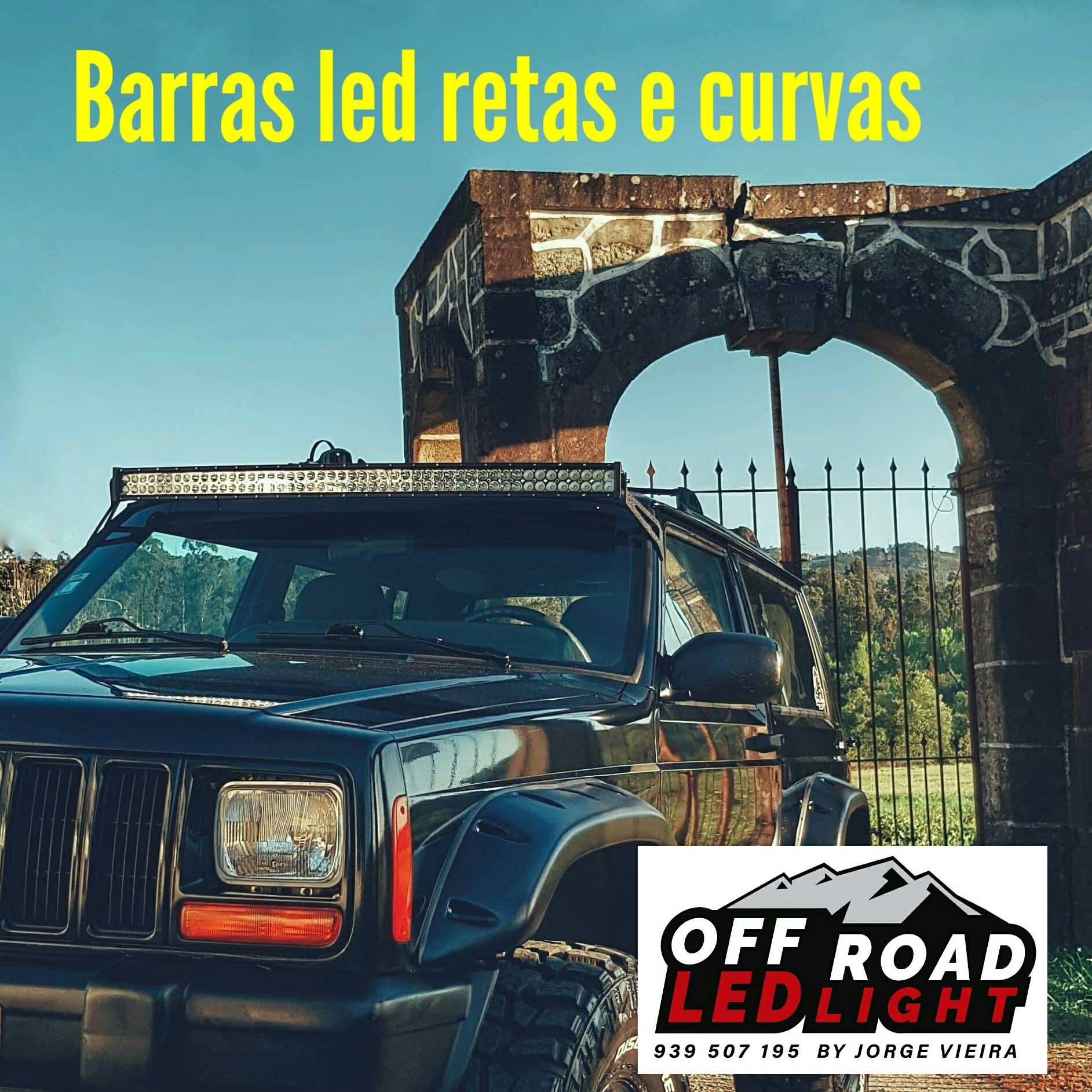 Suportes barras led