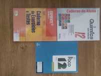 Cadernos de atividades 12º (química/biologia/matemática A)