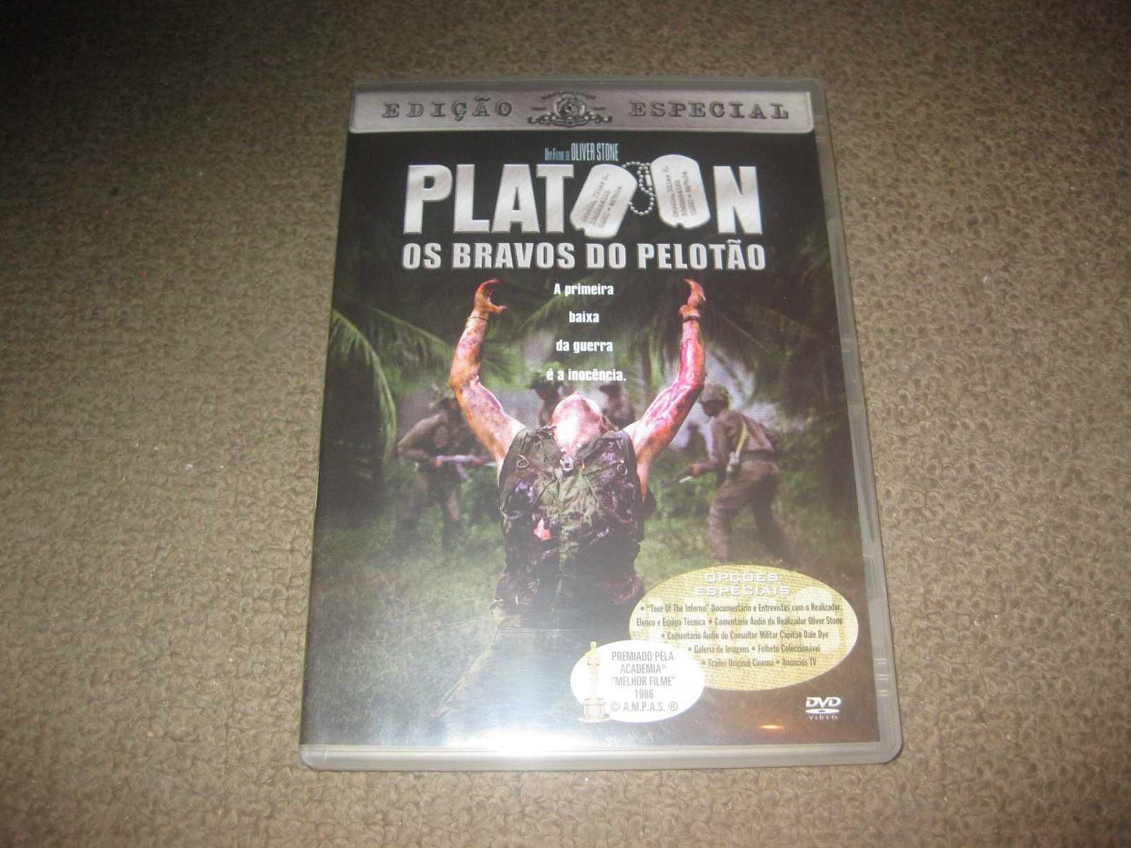 DVD "Platoon: Os Bravos do Pelotão" com Willem Dafoe