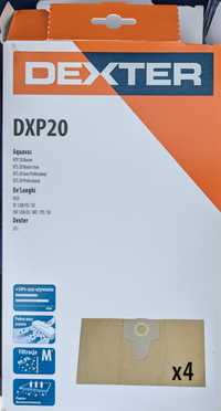 Worki papierowe 20 l DXP20 3 szt. DEXTER