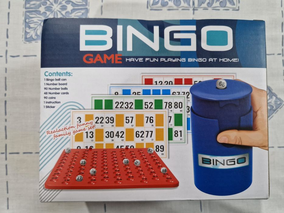 Bingo.,  jogo super divertido.  Novo