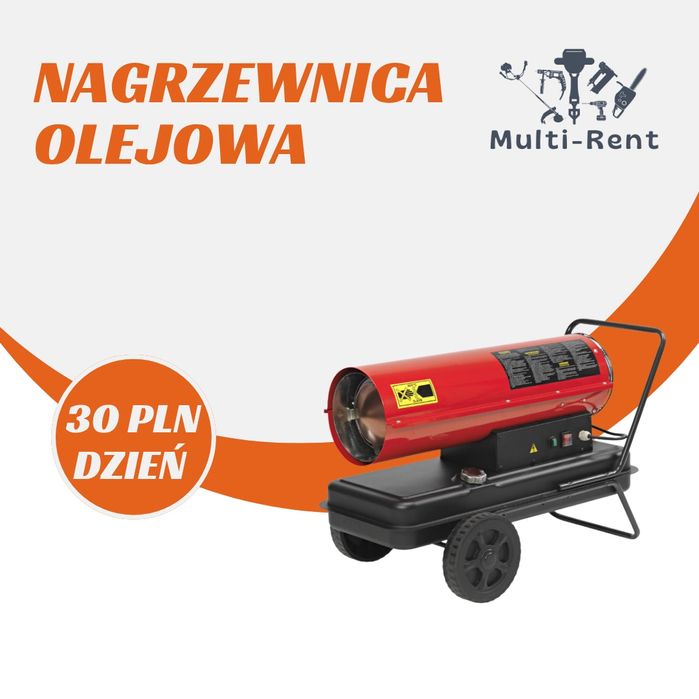 Nagrzewnica olejowa 20kw Darmowa dostawa Wynajem