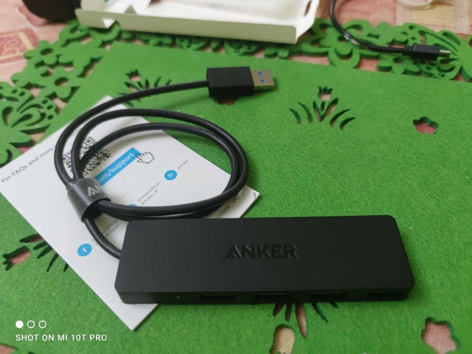 Koncentrator USB 3.0 Data Hub ultra cienki 4-port