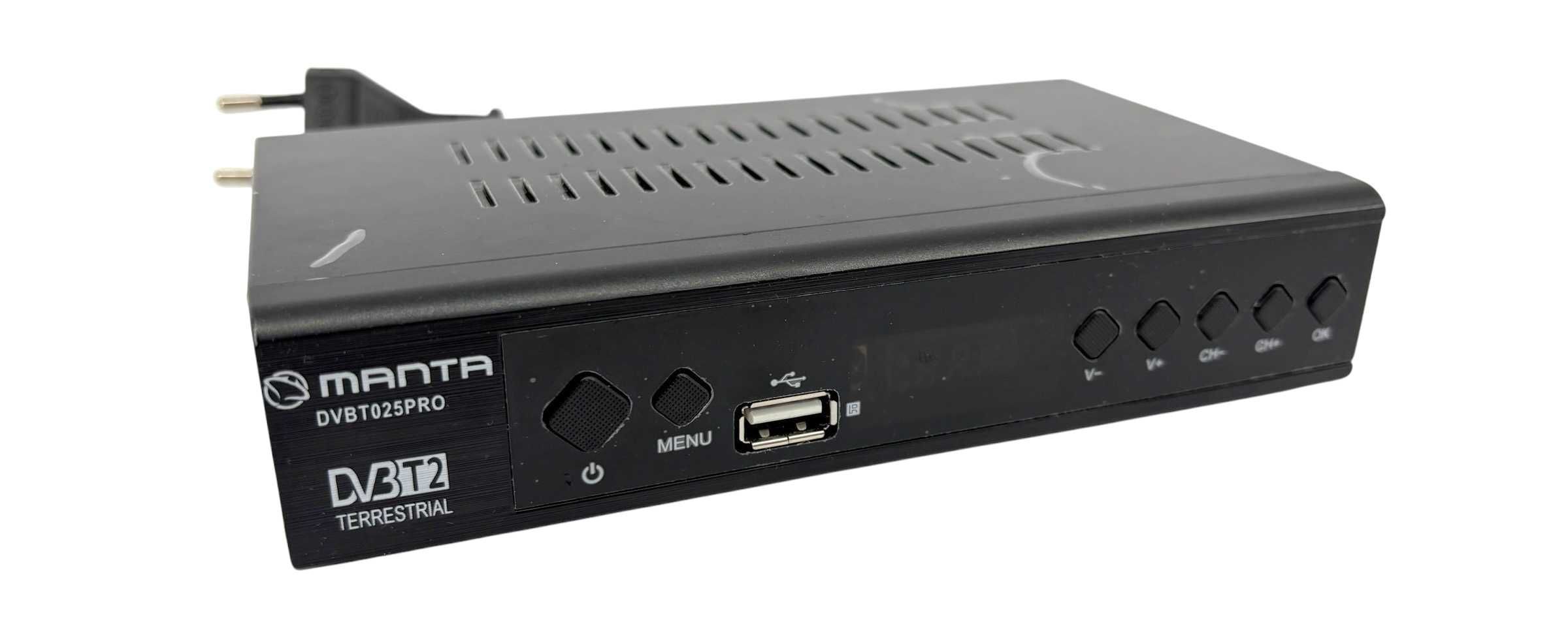 Dekoder tuner Manta DVBT-T2/HEVC DVBT025PRO