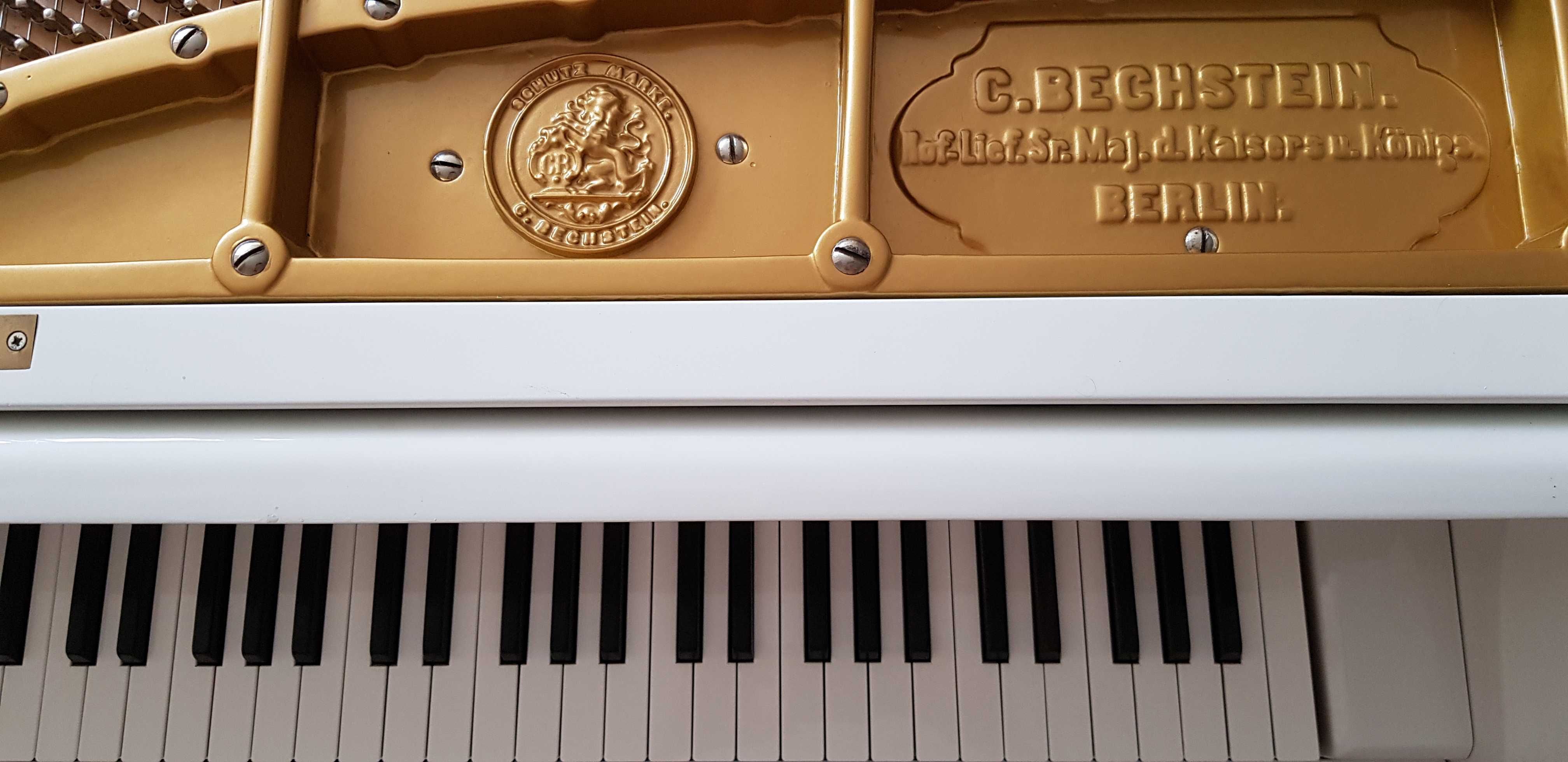 продам Бехштайн C.Bechstein белый рояль  2,20м проф реставрация