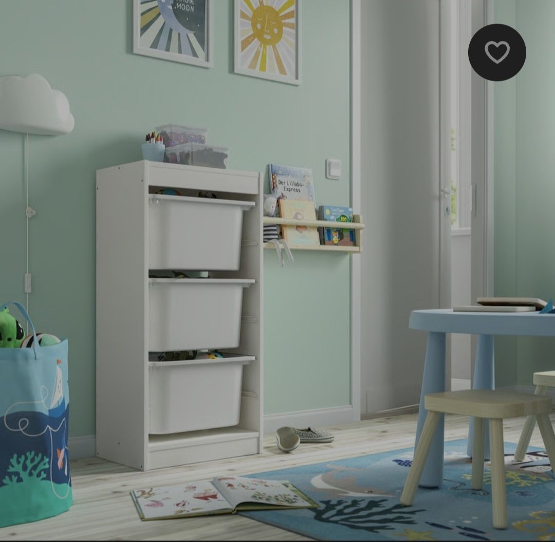 Comoda de arrumação de brinquedos Ikea