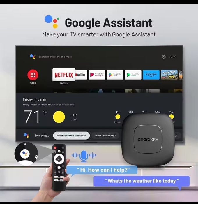 TV Box Android 2gb Ram 16gb rom.
Para streaming