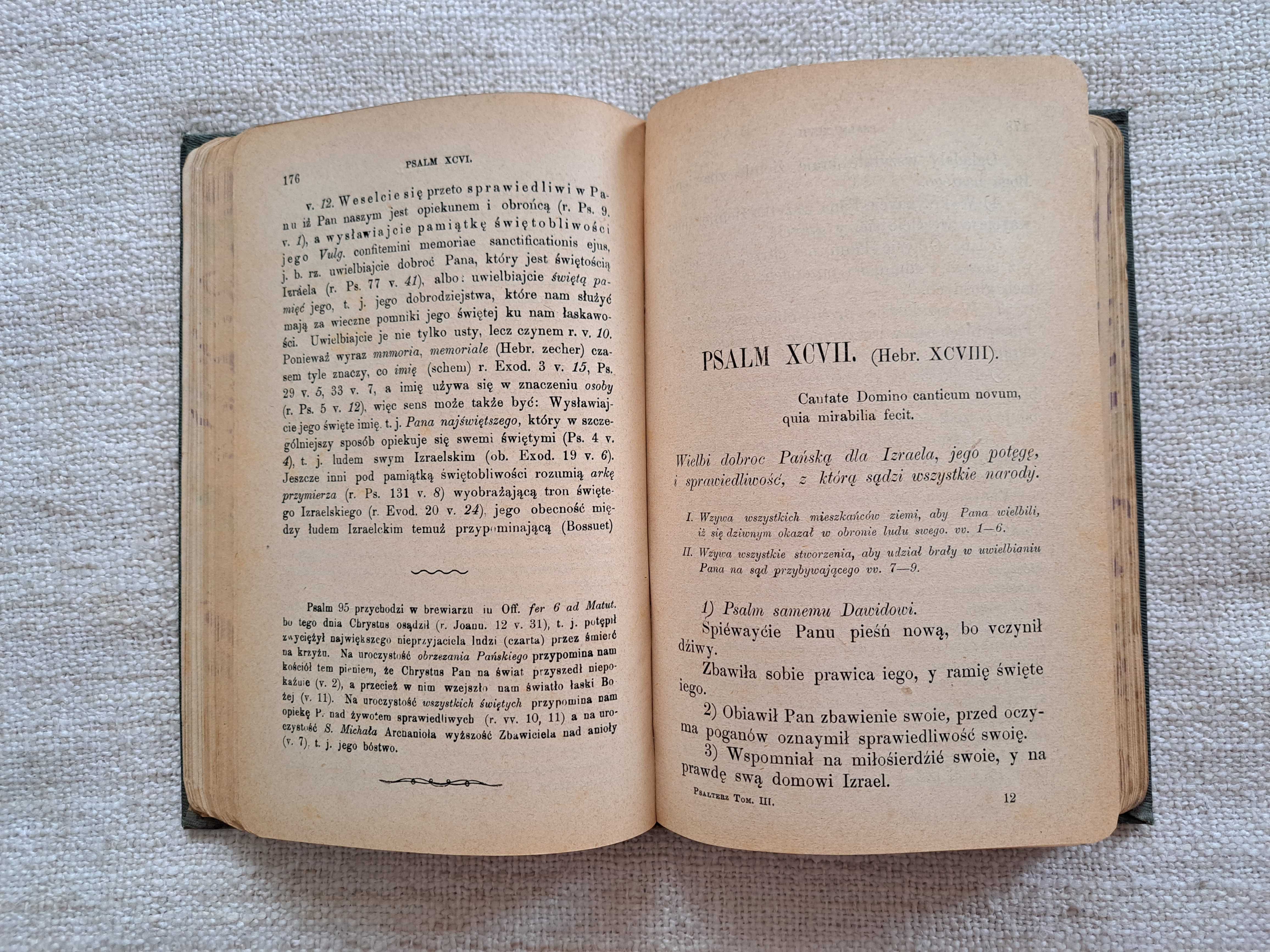 1872 rok. Psałterz czyli Księga Psalmów