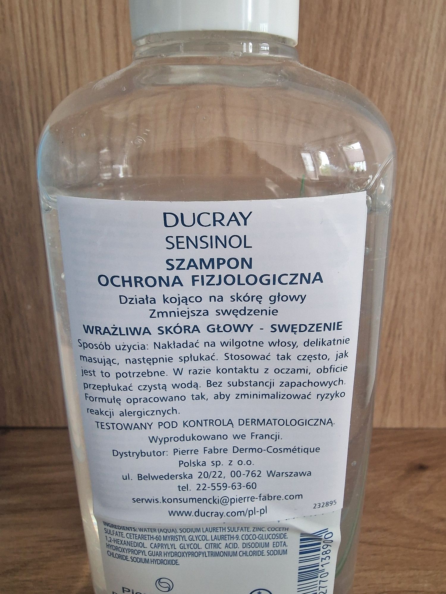 Ducray Sensinol, szampon do włosów 400 ml