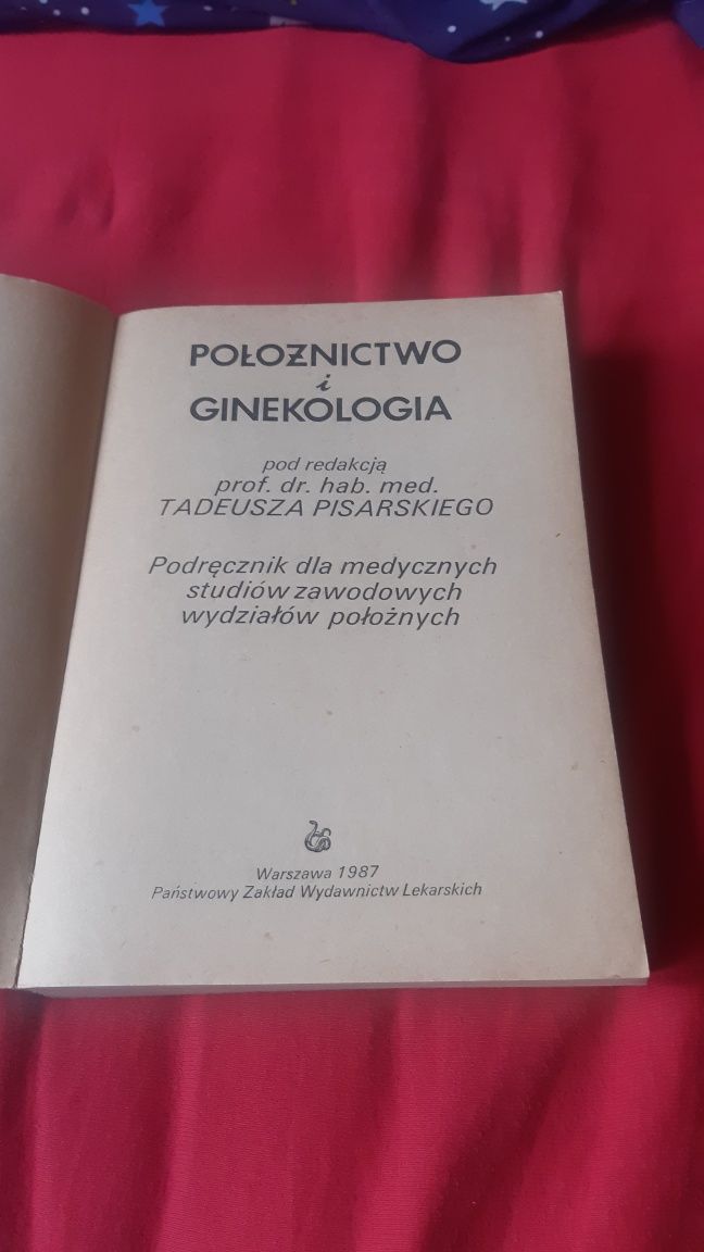 Podręcznik akademicki z lat 80tych "Położnictwo I ginekologia "