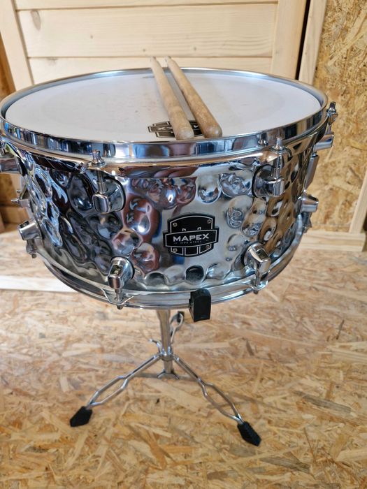 Mapex MPX Steel -nowy!  14x6,5 + statyw do nauki lub wesele