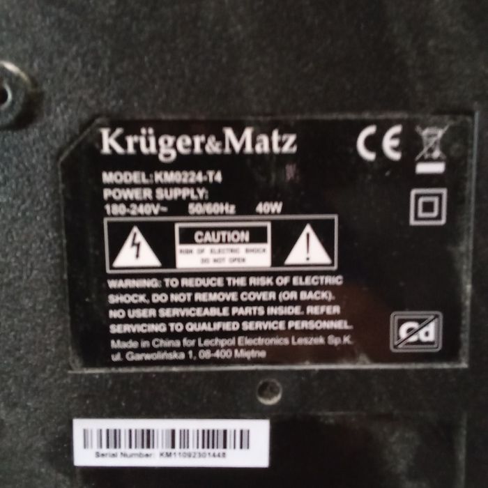 Telewizor Kruger matz 24 cale