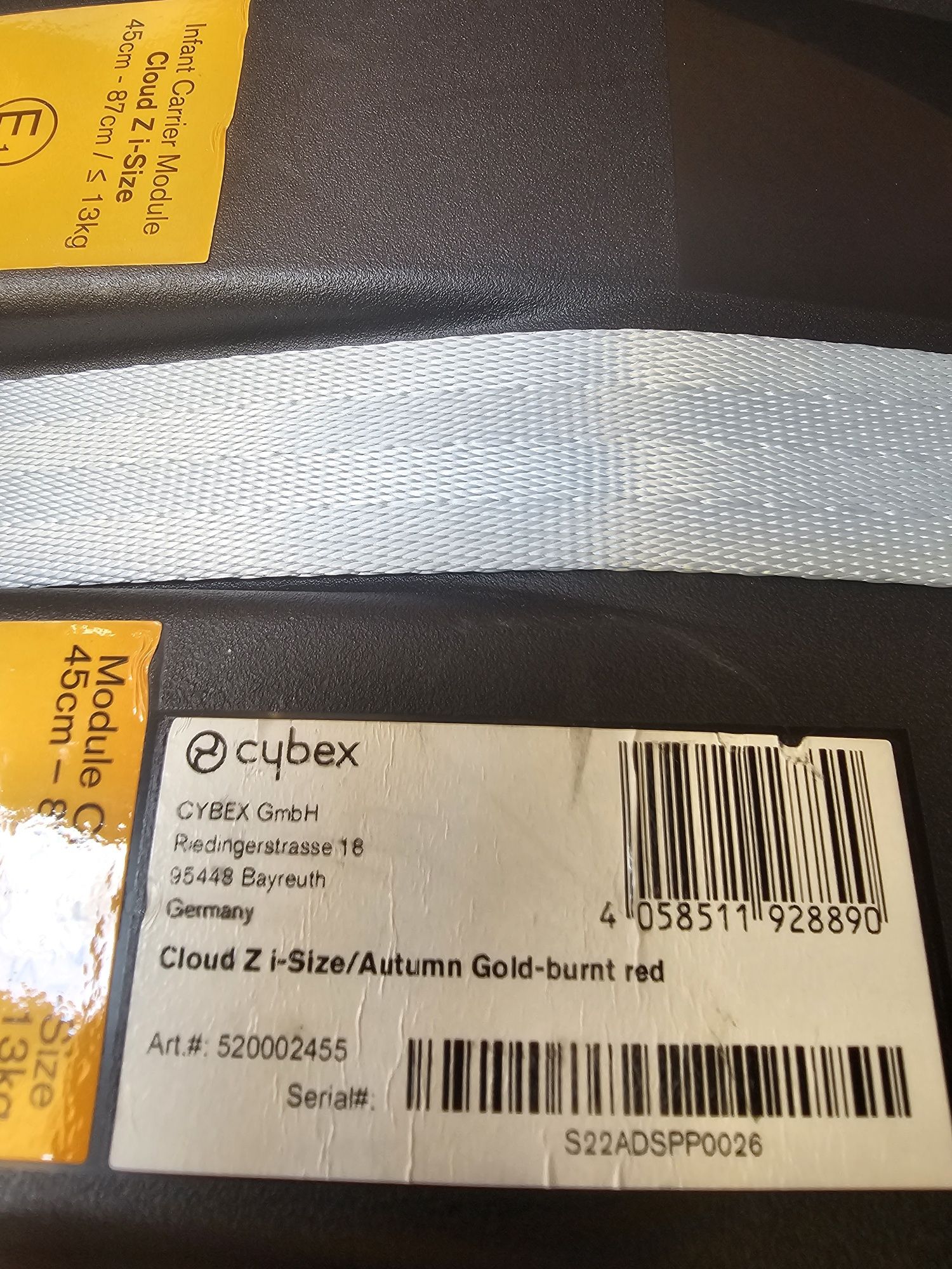 Ovinho Cybex Cloud Z i-size