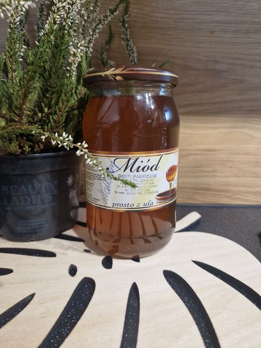 Miód Malinowy naturalny Polski prosto z pasieki 1kg