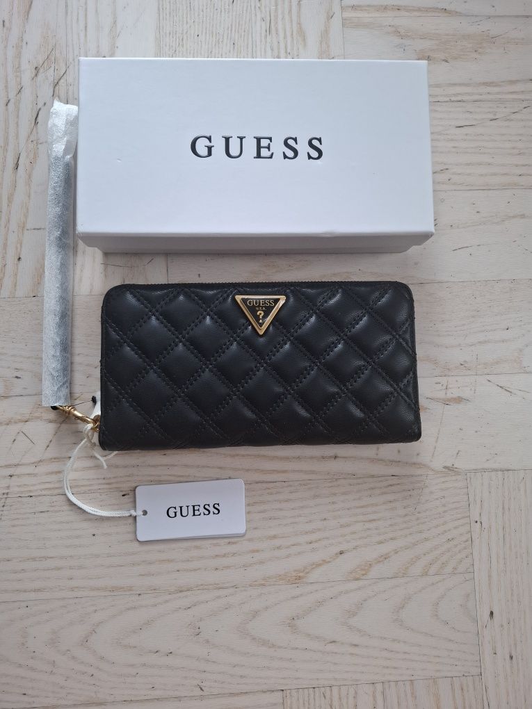 NOWY Portfel damki Guess