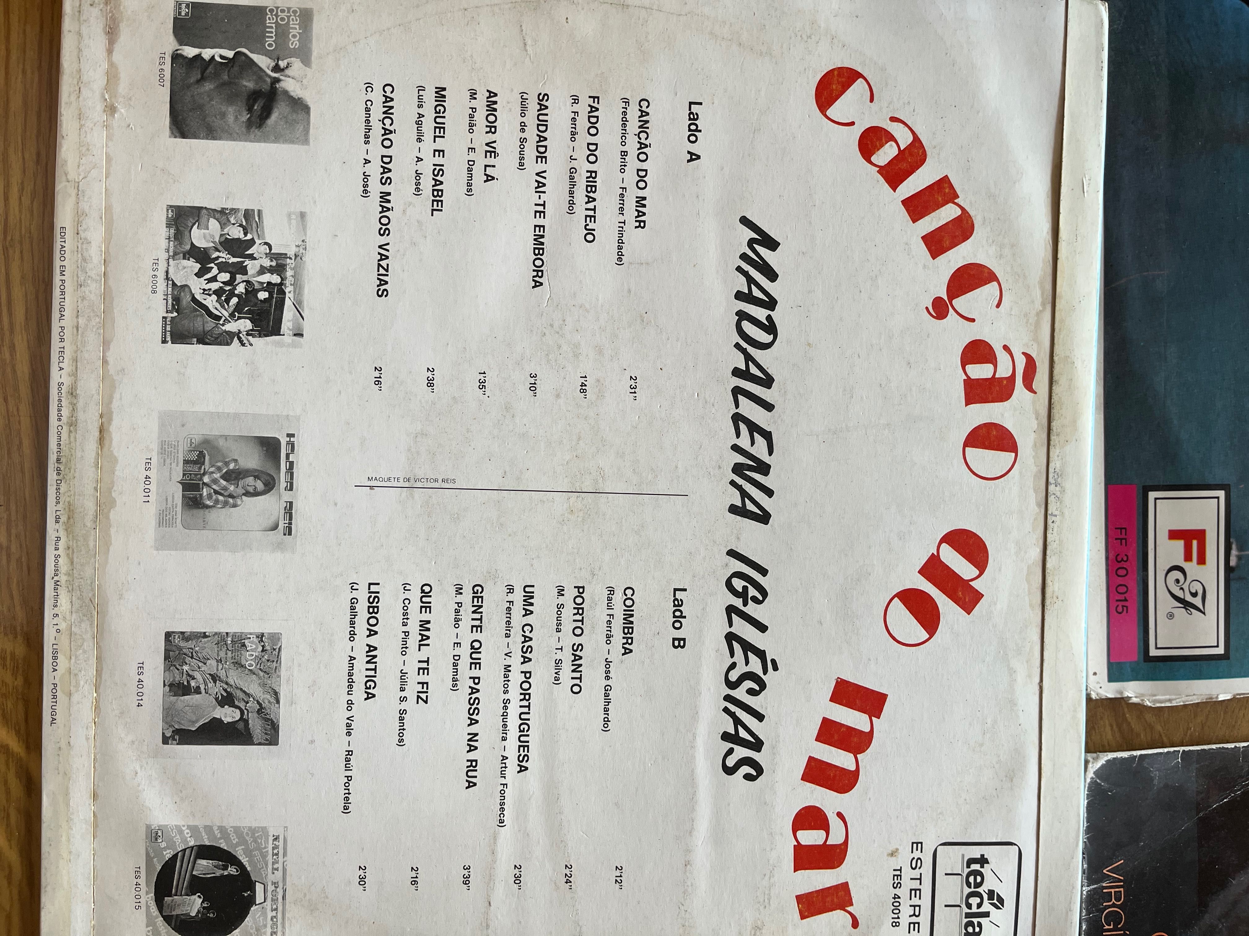 Fado LPs antigos para ouvir e colecionar