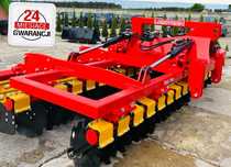 Brona talerzowa składana hydraulicznie LEMTECH 4metry agregat głębosz