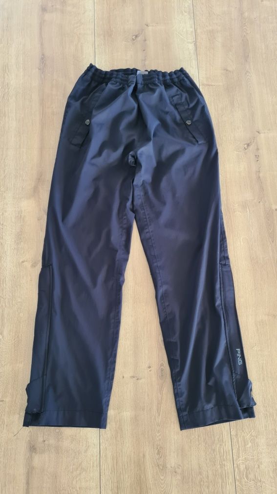 Spodnie profesjonalne do golfa Ping Sensordry Waterproof. Czarne. L