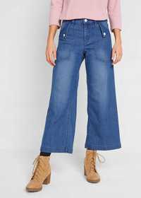 B.P.C spodnie jeansowe kuloty nogawka 7/8 ^42