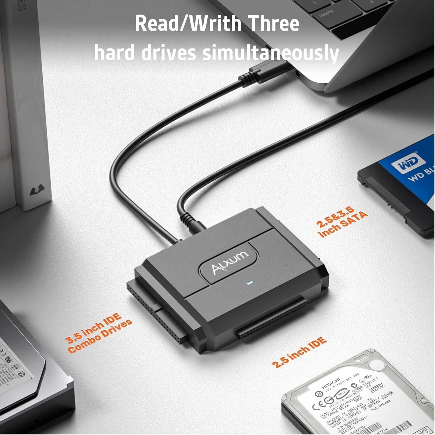 Adapter Alxum AS-S104A SATA IDE Usb C