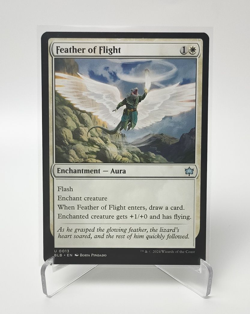 Feather of Flight 013 Bloomburrow Magic the Gathering (MTG)