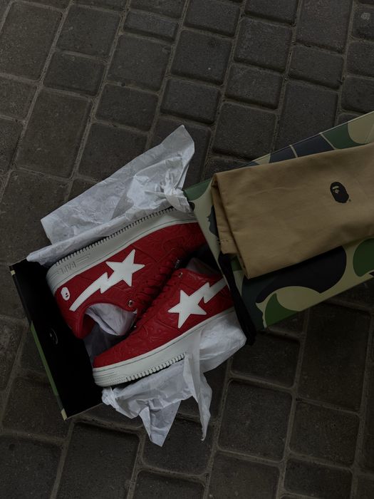 Кросівки bape sta red