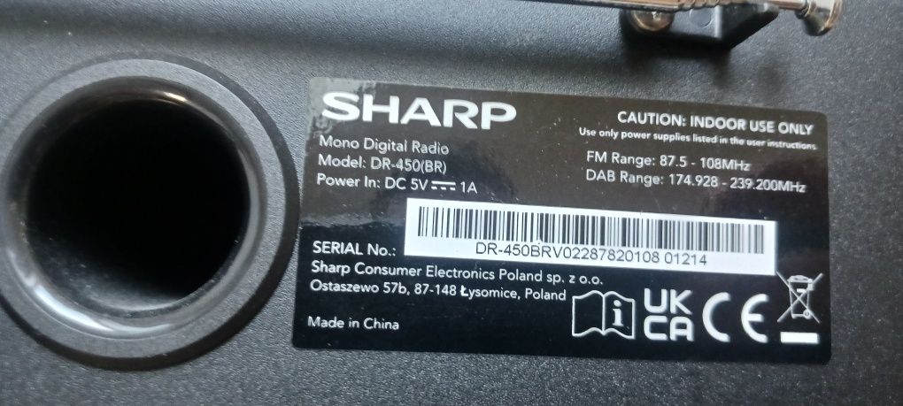 Radio SHARP DR-450(BR)