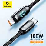 Кабель Baseus 100W з дисплеєм 1 метр