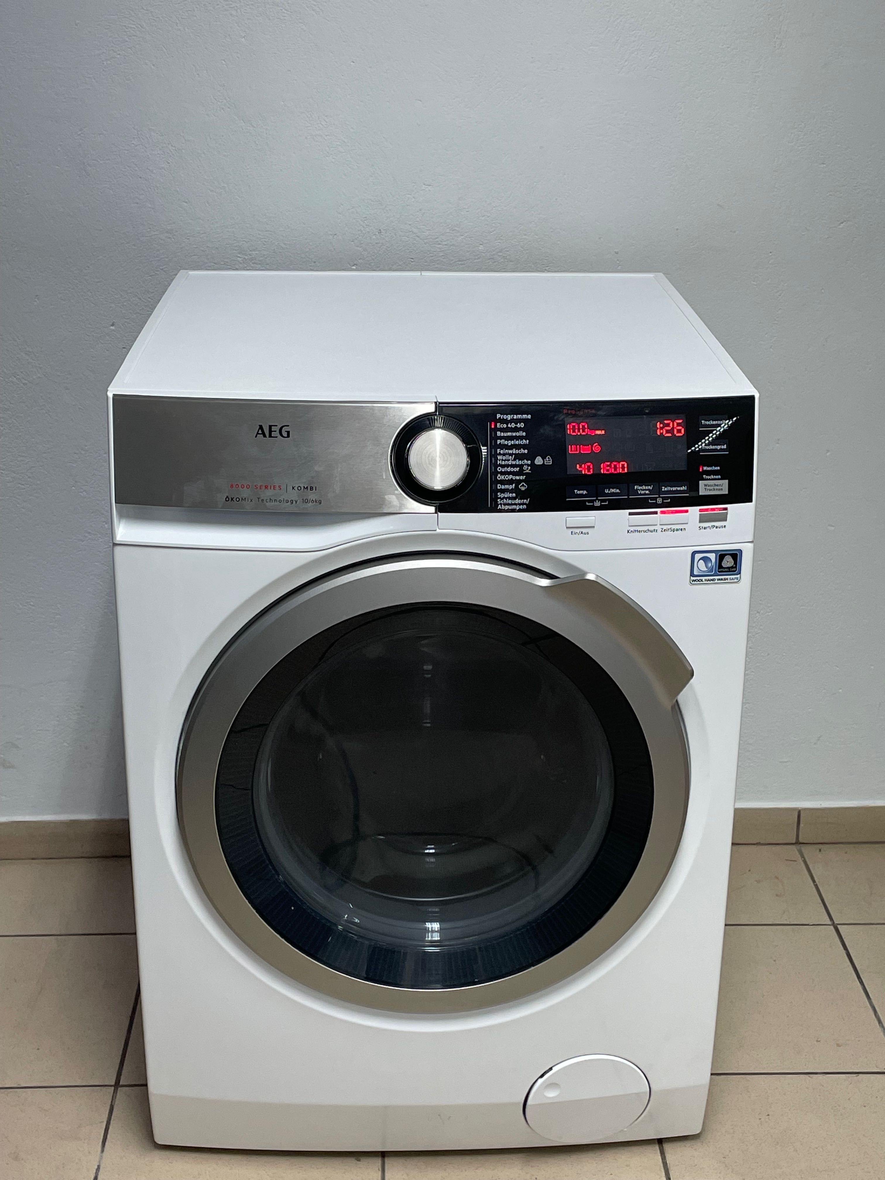 Pralko-Suszarka AEG 10/6kg 8000Series 60cm GW