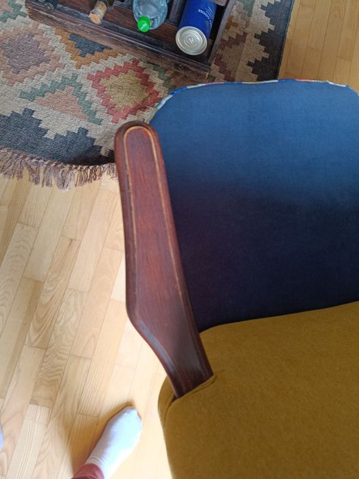 Fotel PRL , wielobarwny